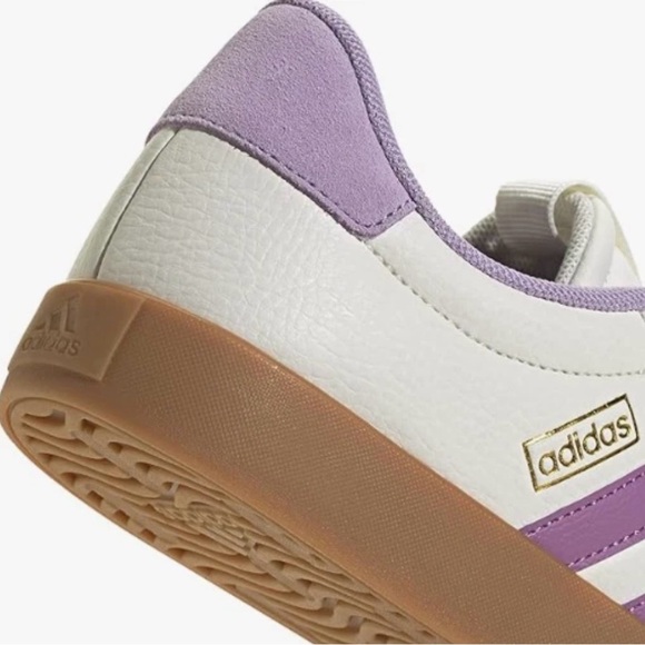 Adidas VL Court 3.0 Lilac and White Sneakers | NWT | Sz 9 - Picture 5 of 6